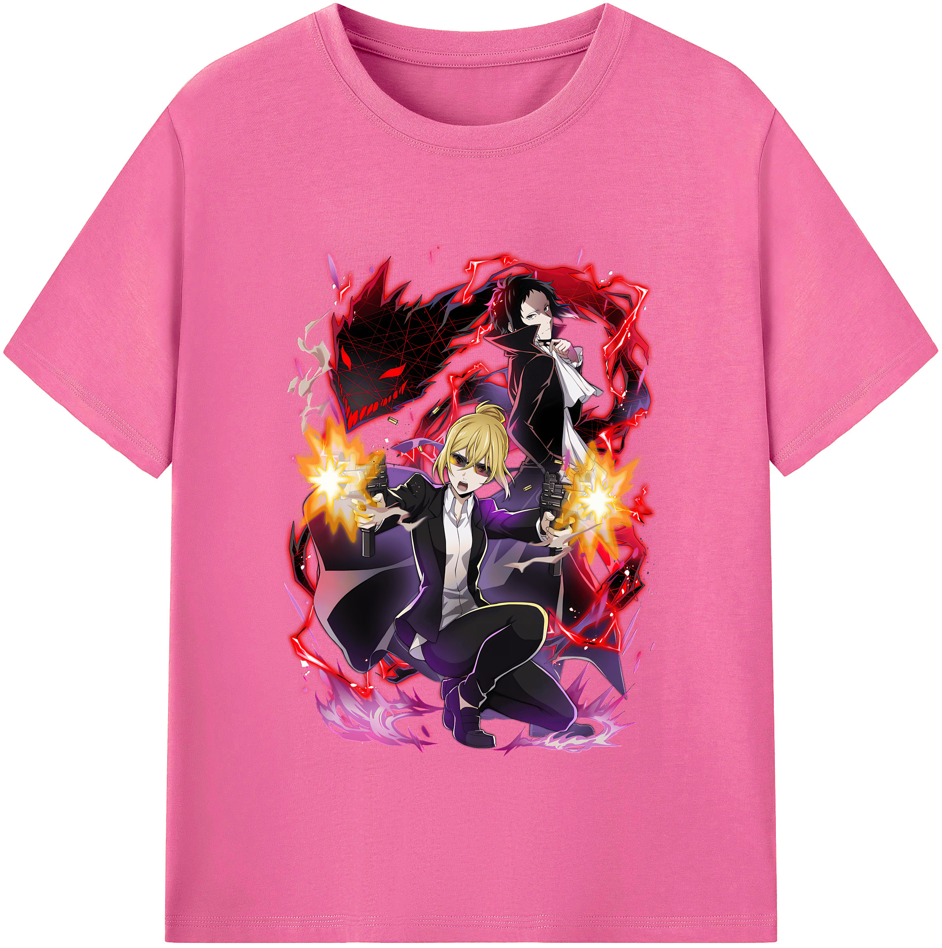 （画像用） 文豪ストレイドッグス Bungo Stray Dogs レディースカジュアルプリントTシャツ（綿100％）
